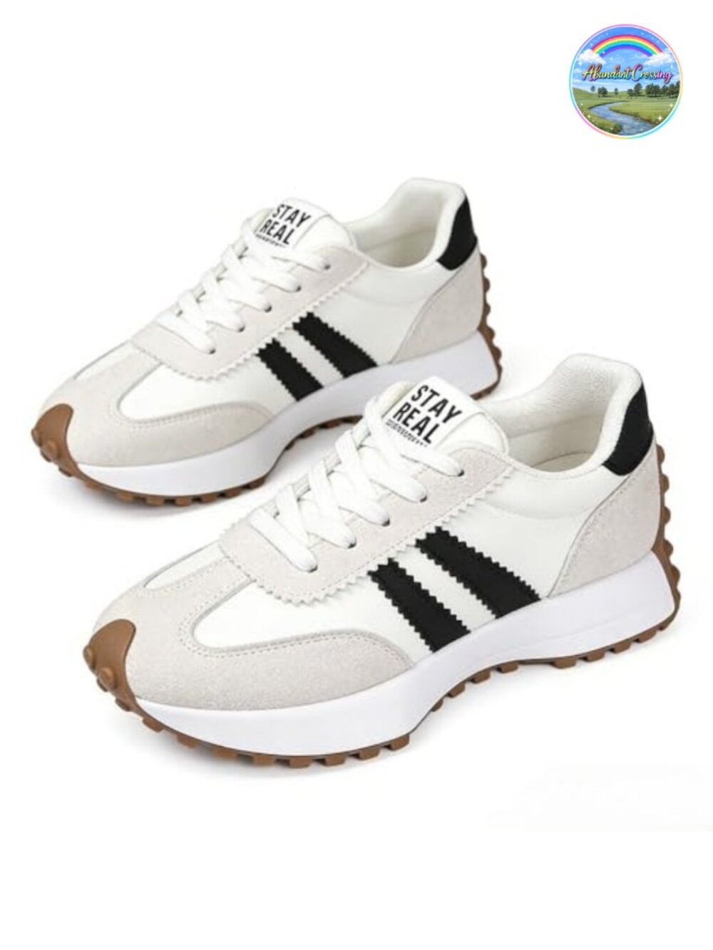 Women's Thick Sole Platform Sneakers Breathable Textile Walking Shoes